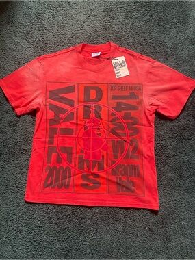 Red Graphic Short Sleeve Tee